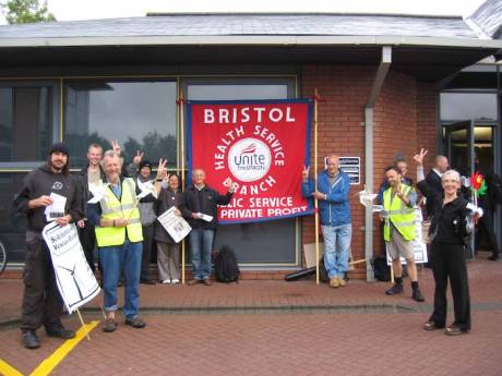 Bristol Rising Tide support Vestas workers